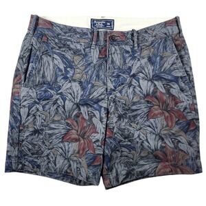 Abercrombie & Fitch Mens Floral‎ Shorts Stretch Casual Summer Y2K Size 30